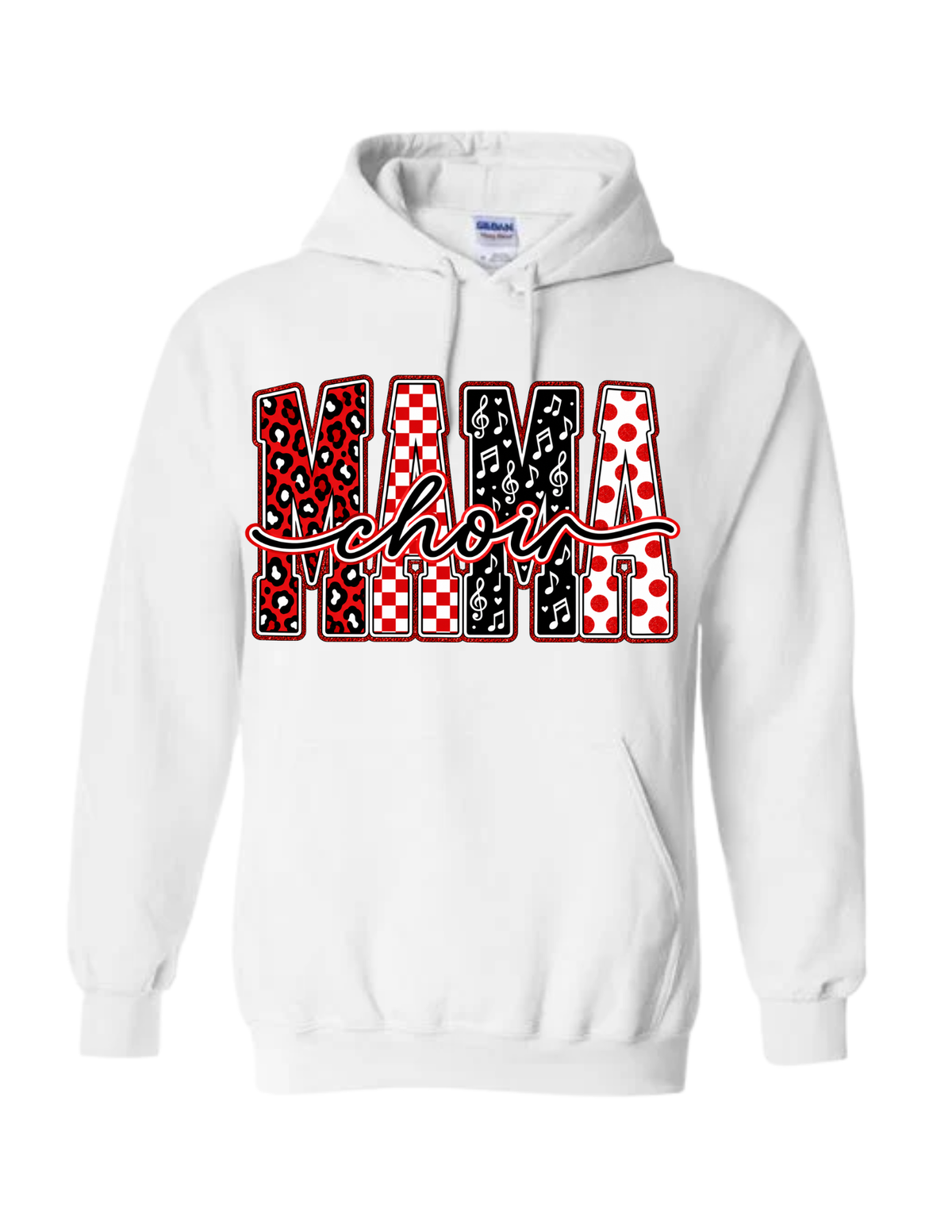 Choir Mama - Red/Black/White