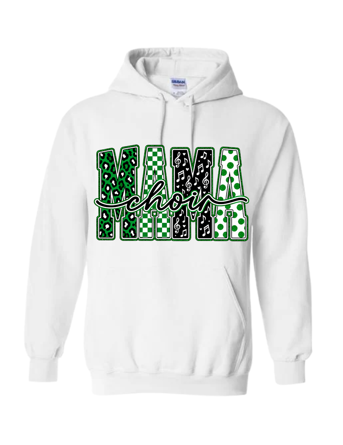 Choir Mama - Green/Black/White