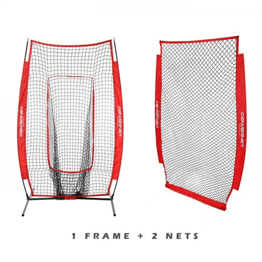 PowerNet I-Screen w/ Frame + Infielder Net Bundle