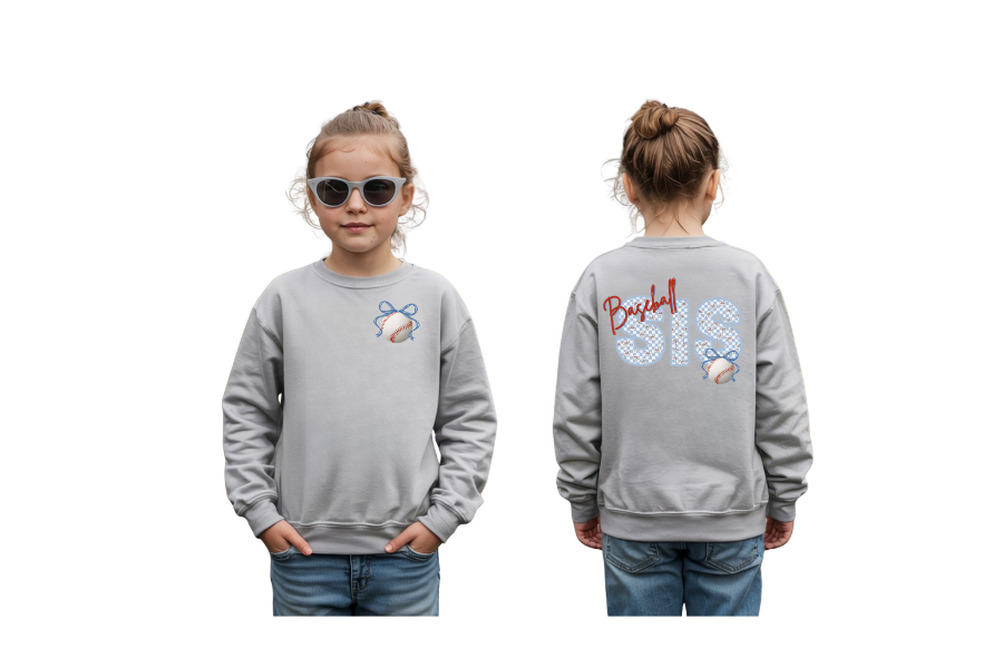 Baseball Sis Pattern Shirt