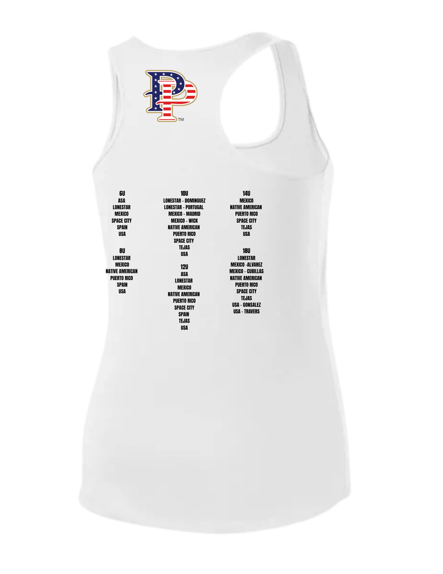 World Fastpitch Classic -Razorback Tanktop