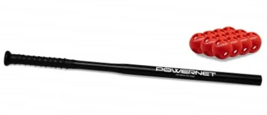 PowerNet Speed Skinny Training Bat + 12 Micro Crushers