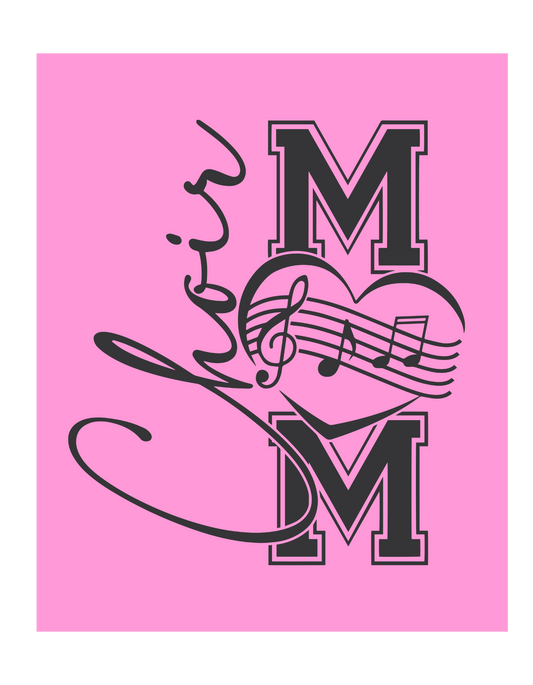 Choir Mom -charcoal