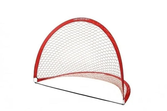 PowerNet 6x4 ft Round Portable Pop Up Soccer Goal (2 Goals + 2 Bags)