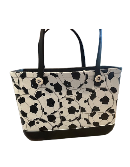 Soccer Rubber Tote XL