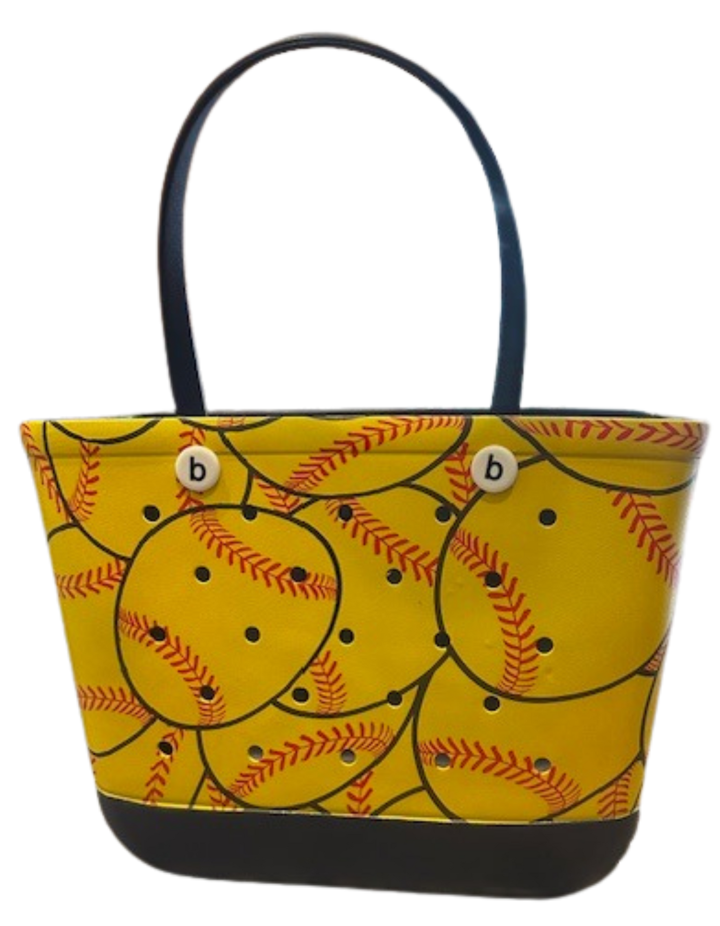 Softball Rubber Tote XL