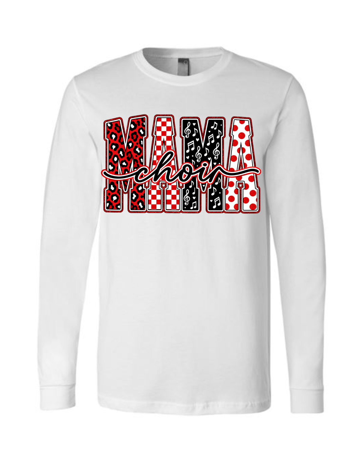 Choir Mama - Red/Black/White
