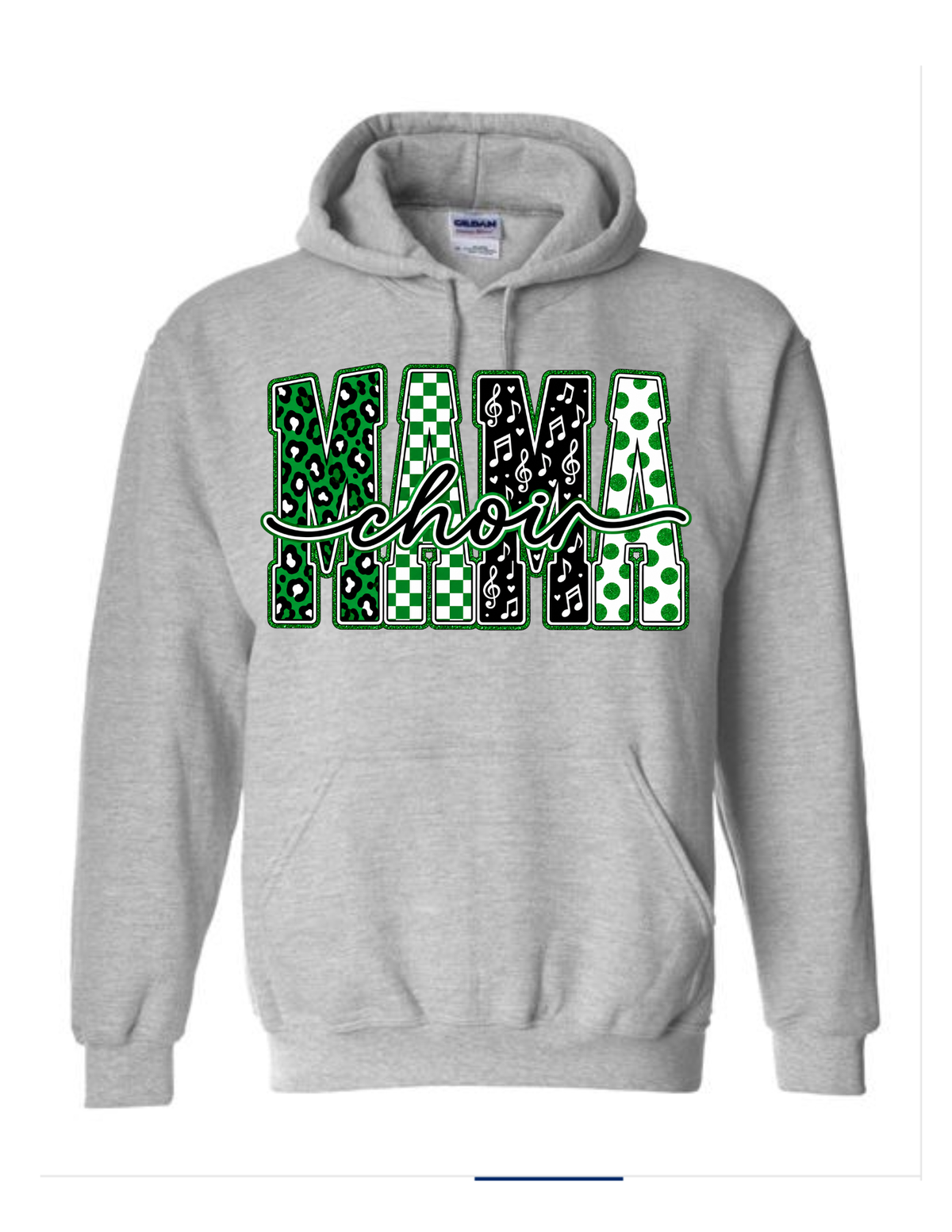 Choir Mama - Green/Black/White