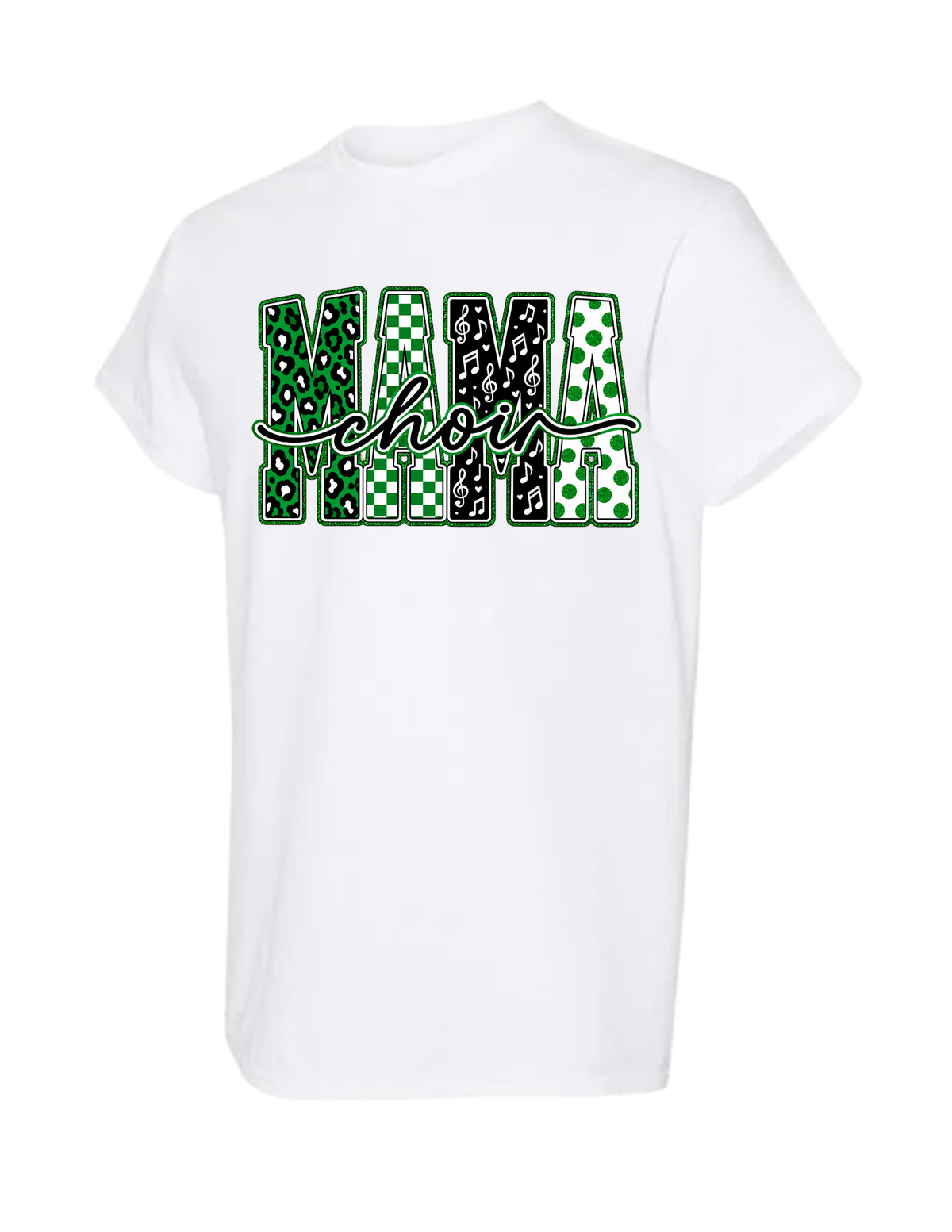 Choir Mama - Green/Black/White