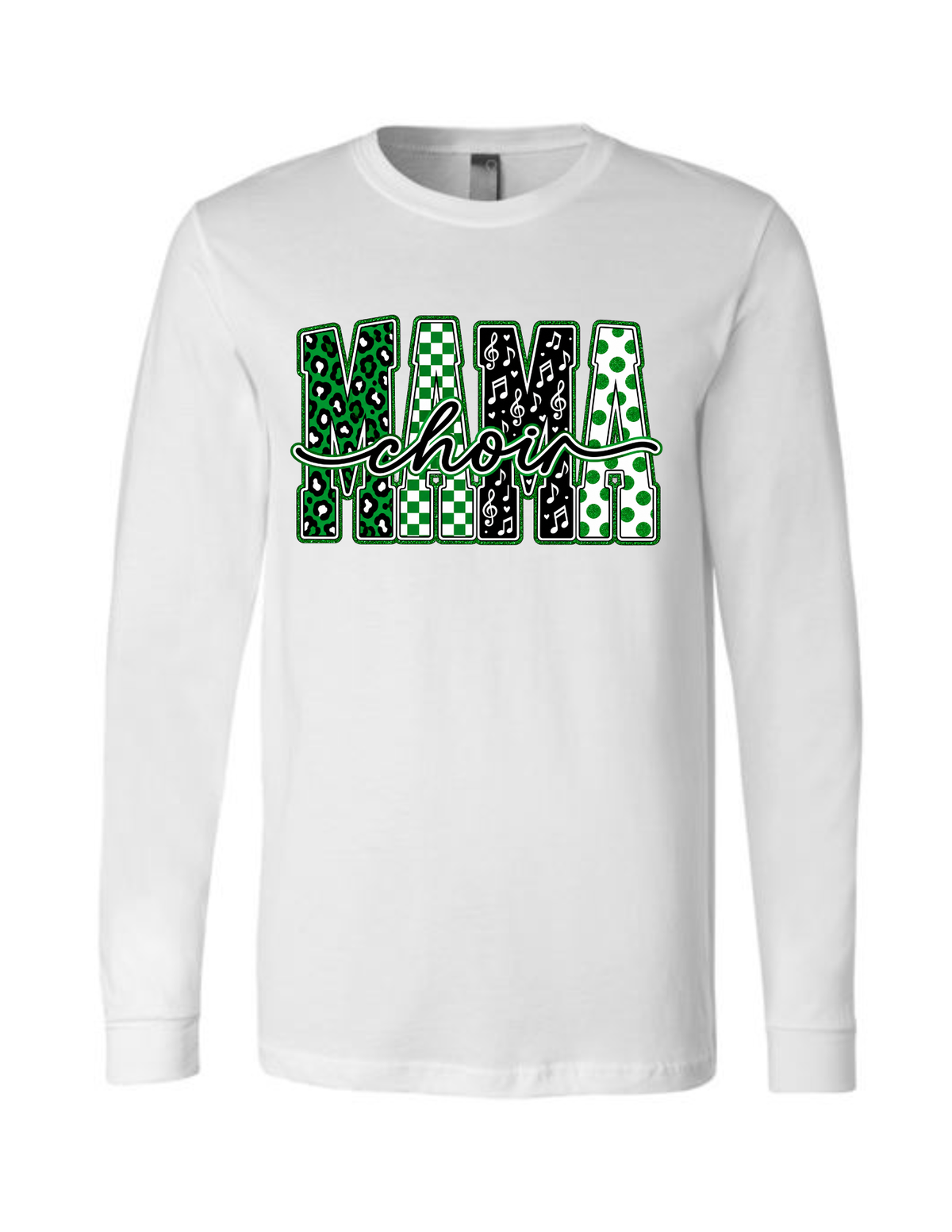 Choir Mama - Green/Black/White