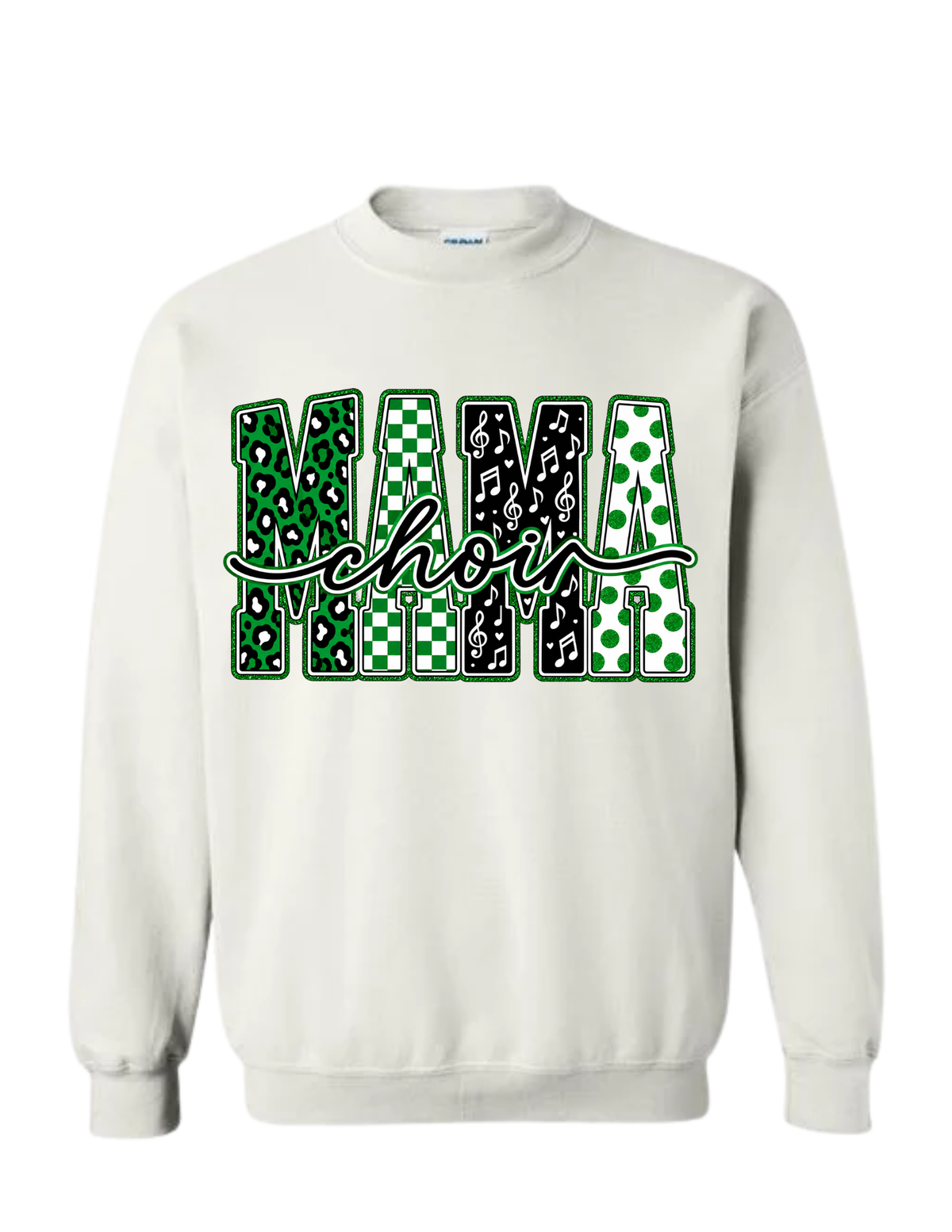 Choir Mama - Green/Black/White