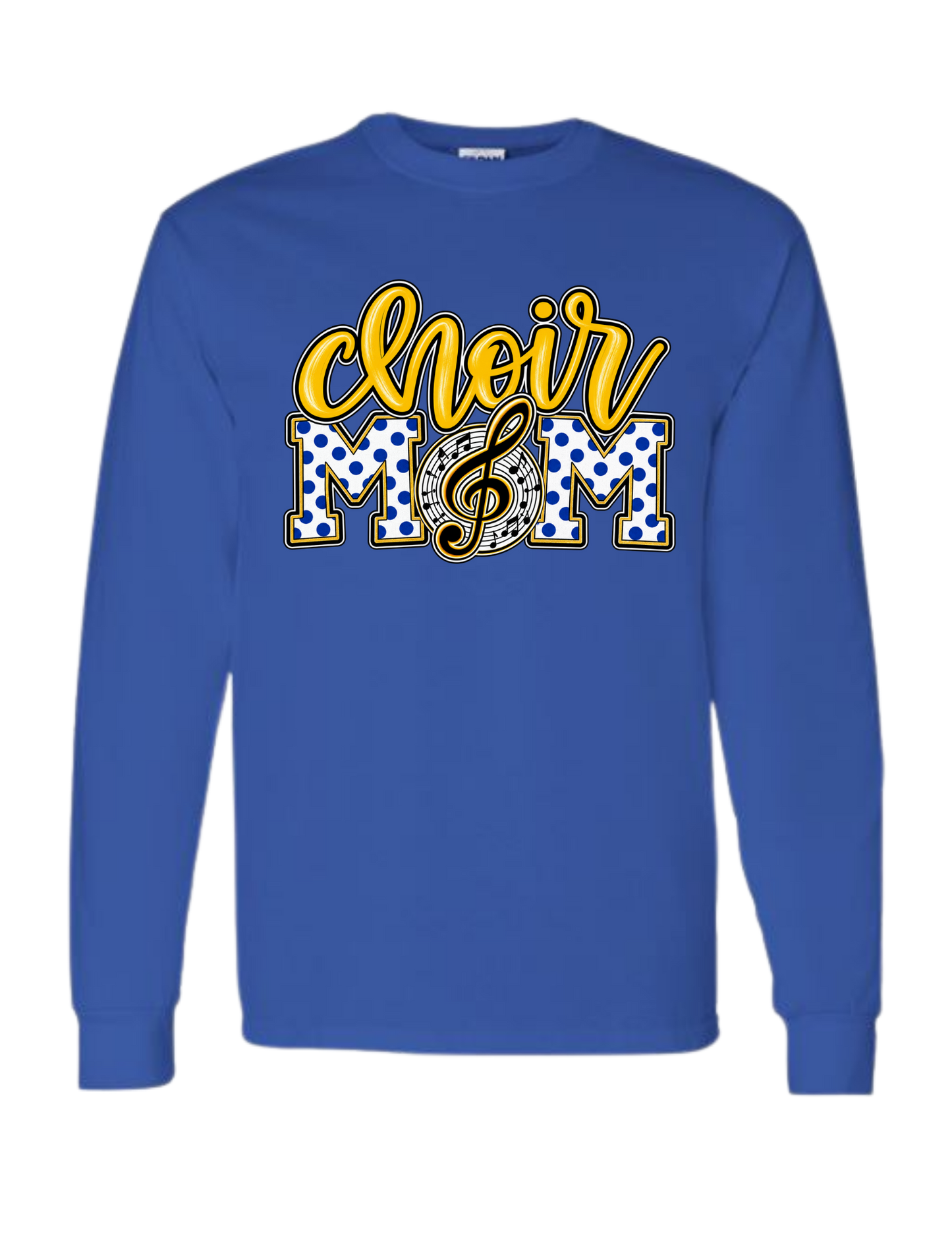 Choir Mom with Music Notes