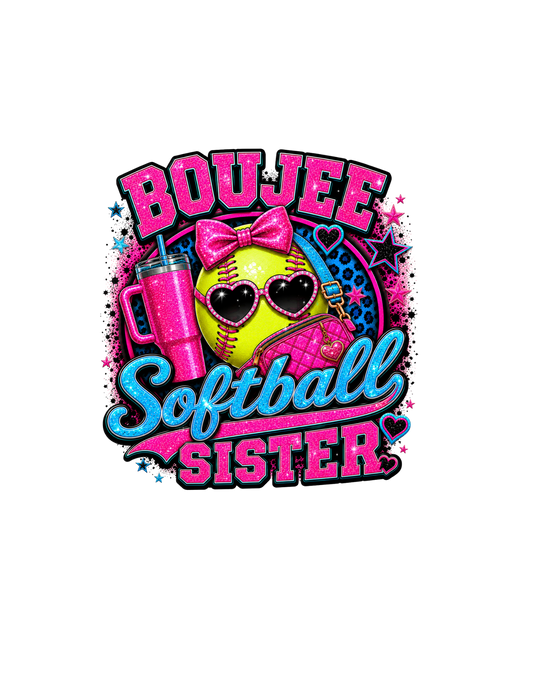 Boujee Softball Sister