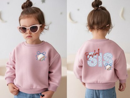 Baseball Sis Pattern Shirt