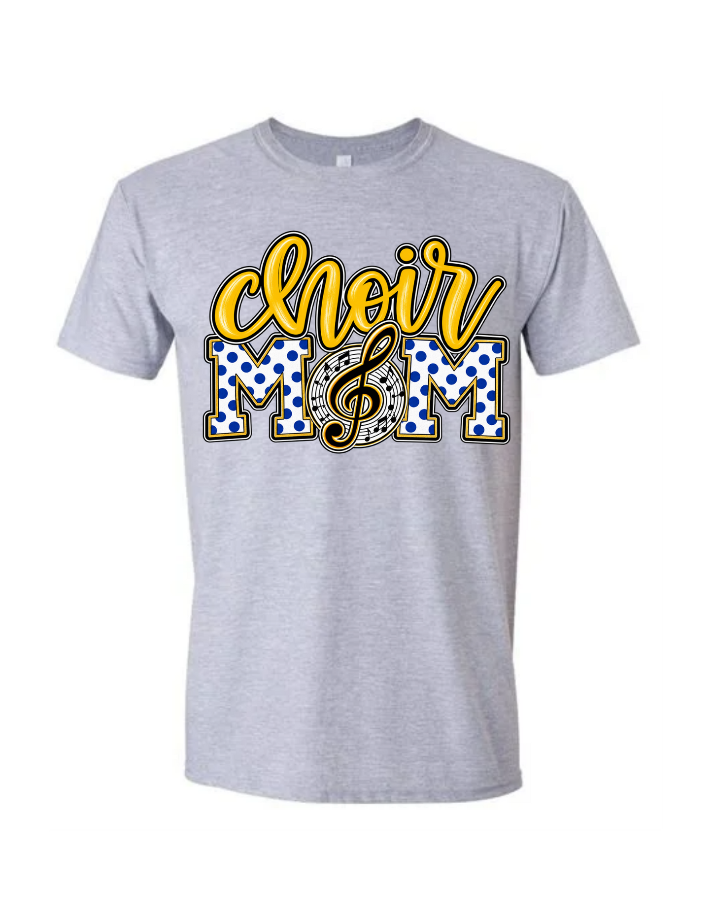 Choir Mom with Music Notes