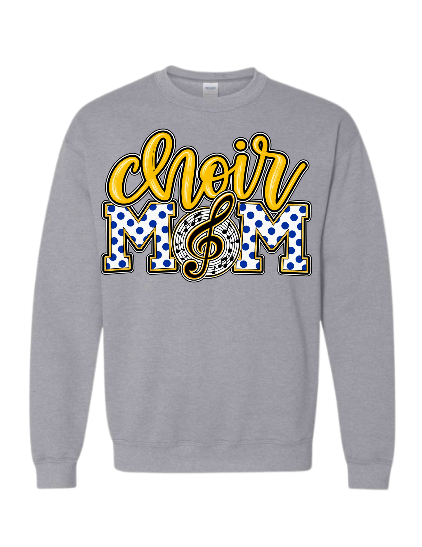 Choir Mom with Music Notes