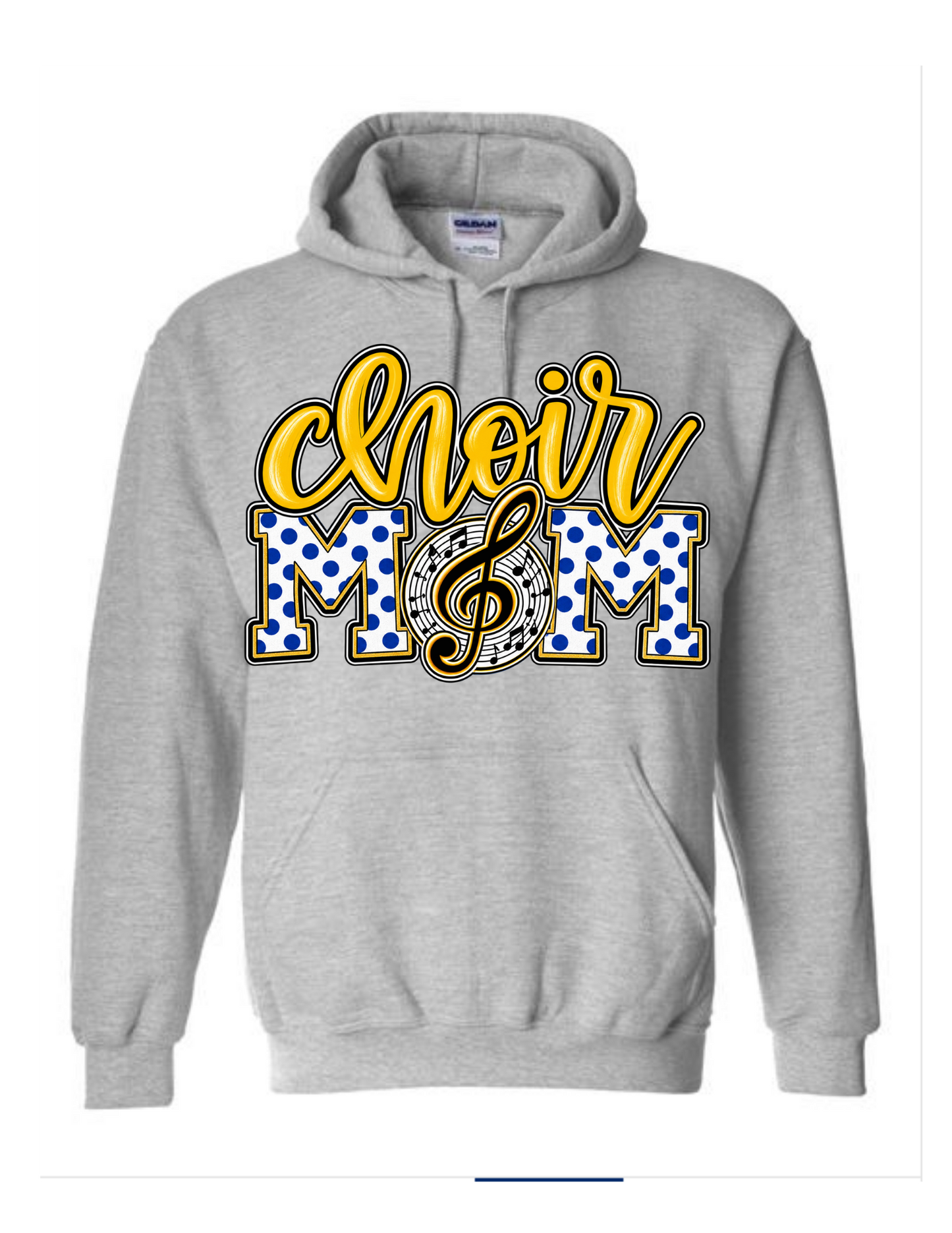 Choir Mom with Music Notes