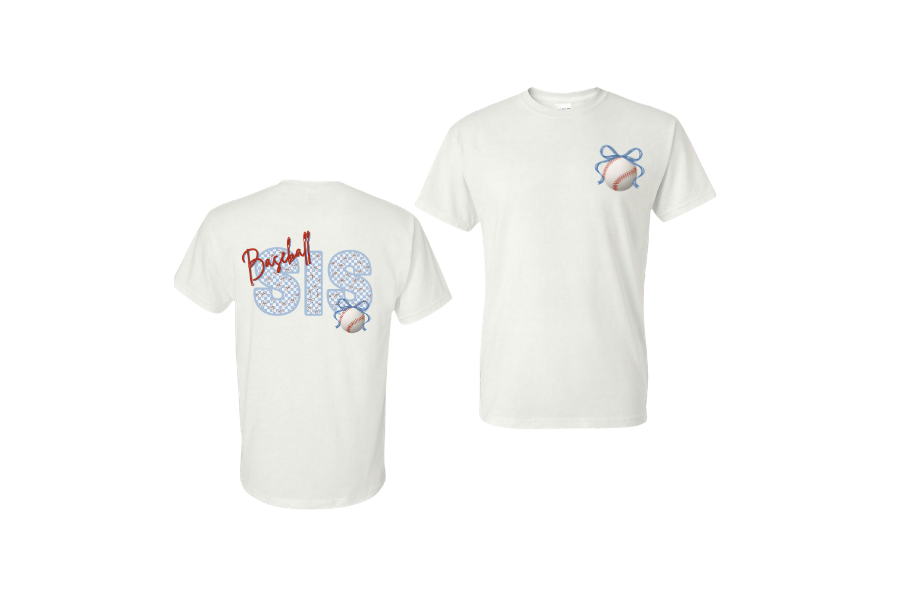 Baseball Sis Pattern Shirt