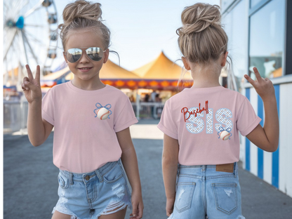 Baseball Sis Pattern Shirt