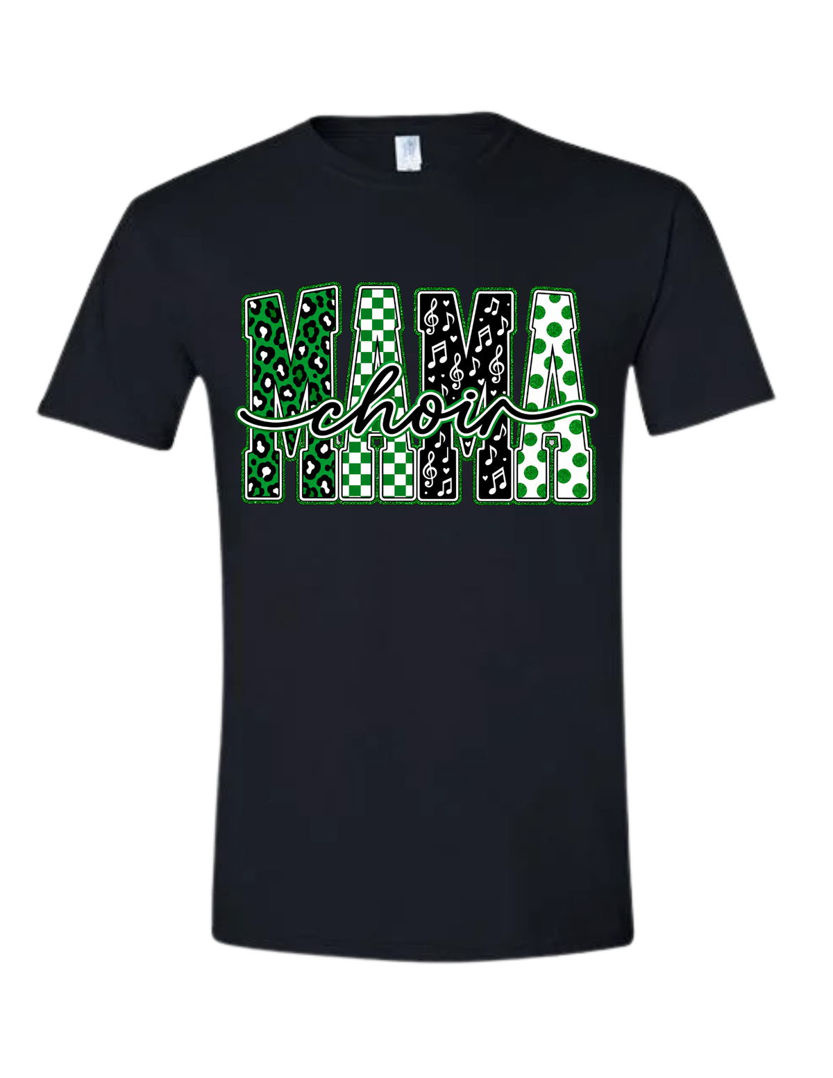 Choir Mama - Green/Black/White
