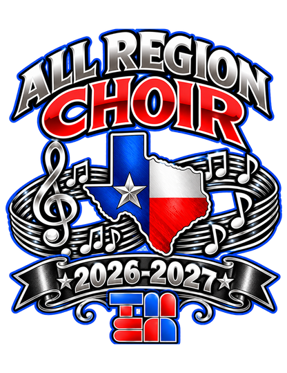 2026-2027 TMEA All Region Choir Shirts