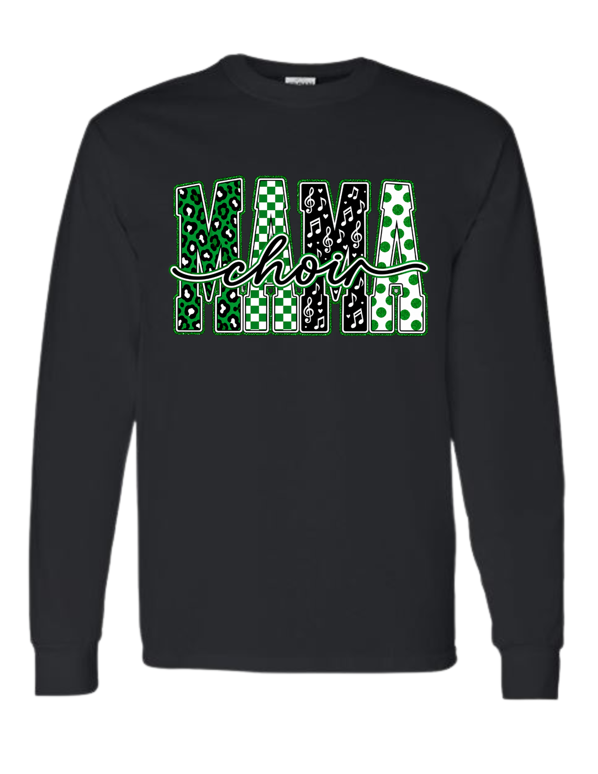 Choir Mama - Green/Black/White