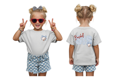 Baseball Sis Pattern Shirt