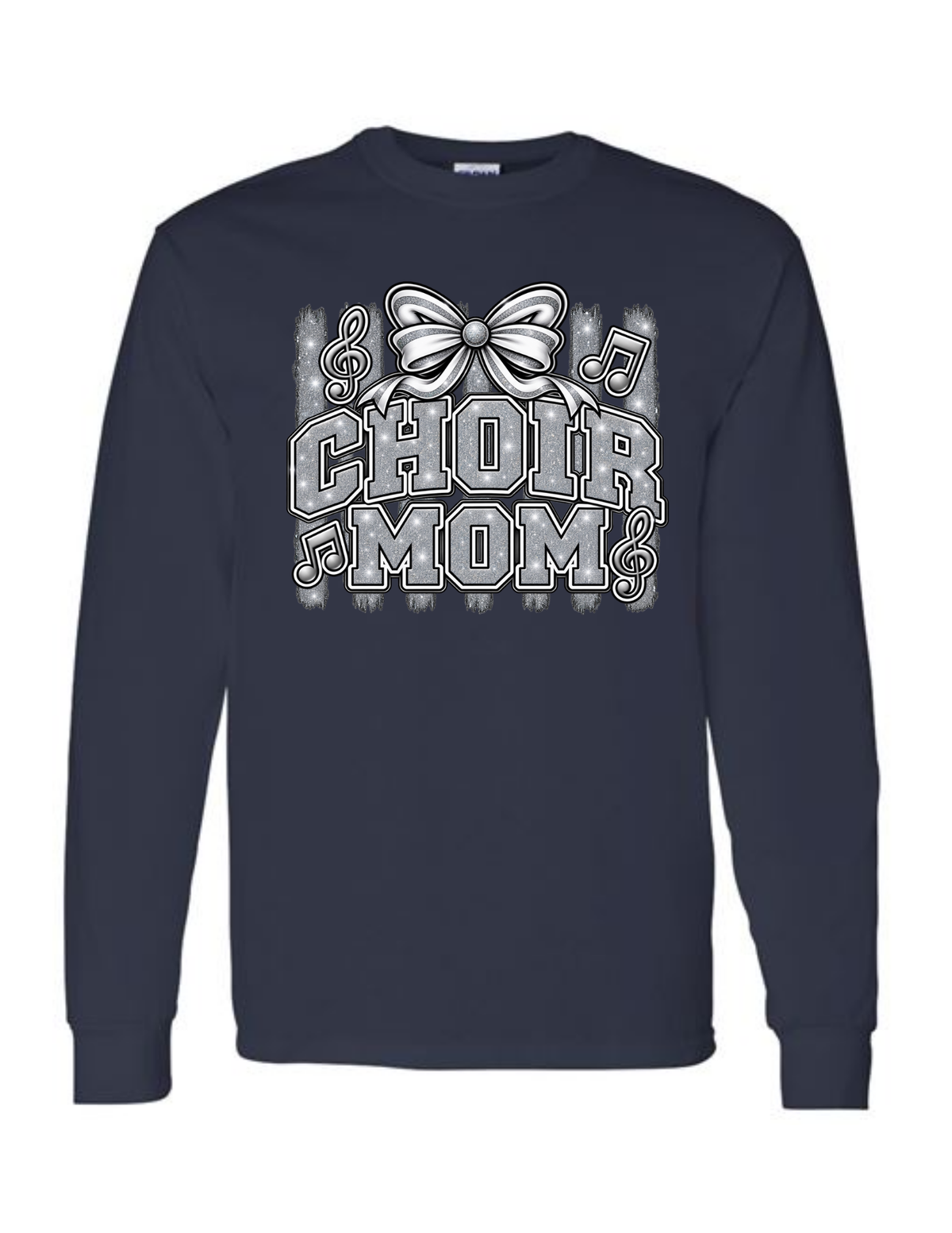 Choir Mom Stripes - Grey
