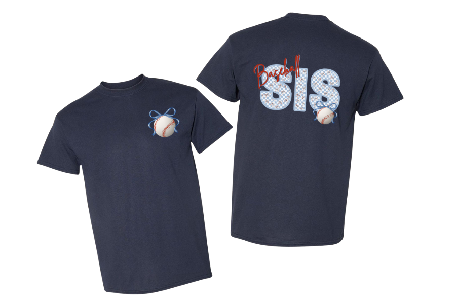Baseball Sis Pattern Shirt