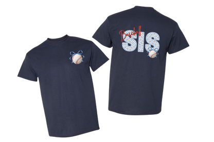 Baseball Sis Pattern Shirt