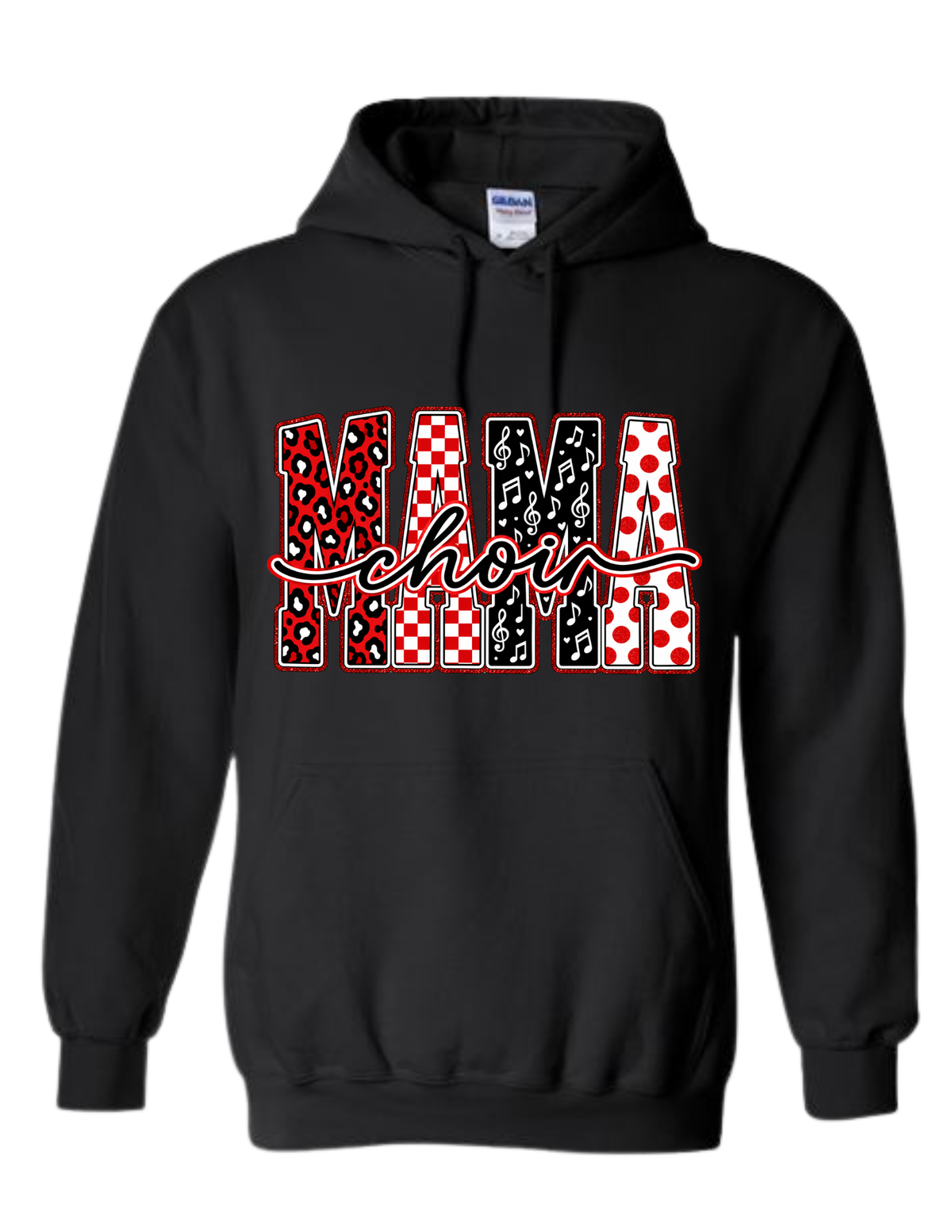 Choir Mama - Red/Black/White