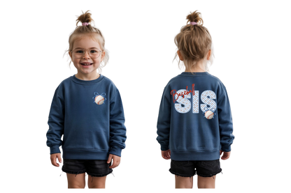 Baseball Sis Pattern Shirt