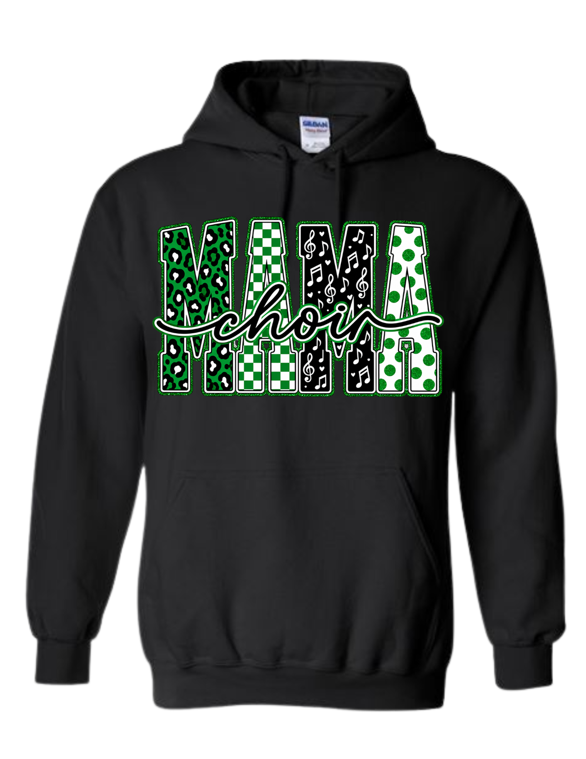 Choir Mama - Green/Black/White