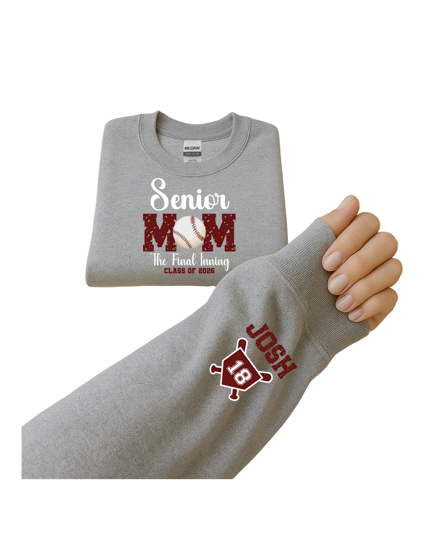 Senior 2026 Baseball Mom Last Inning