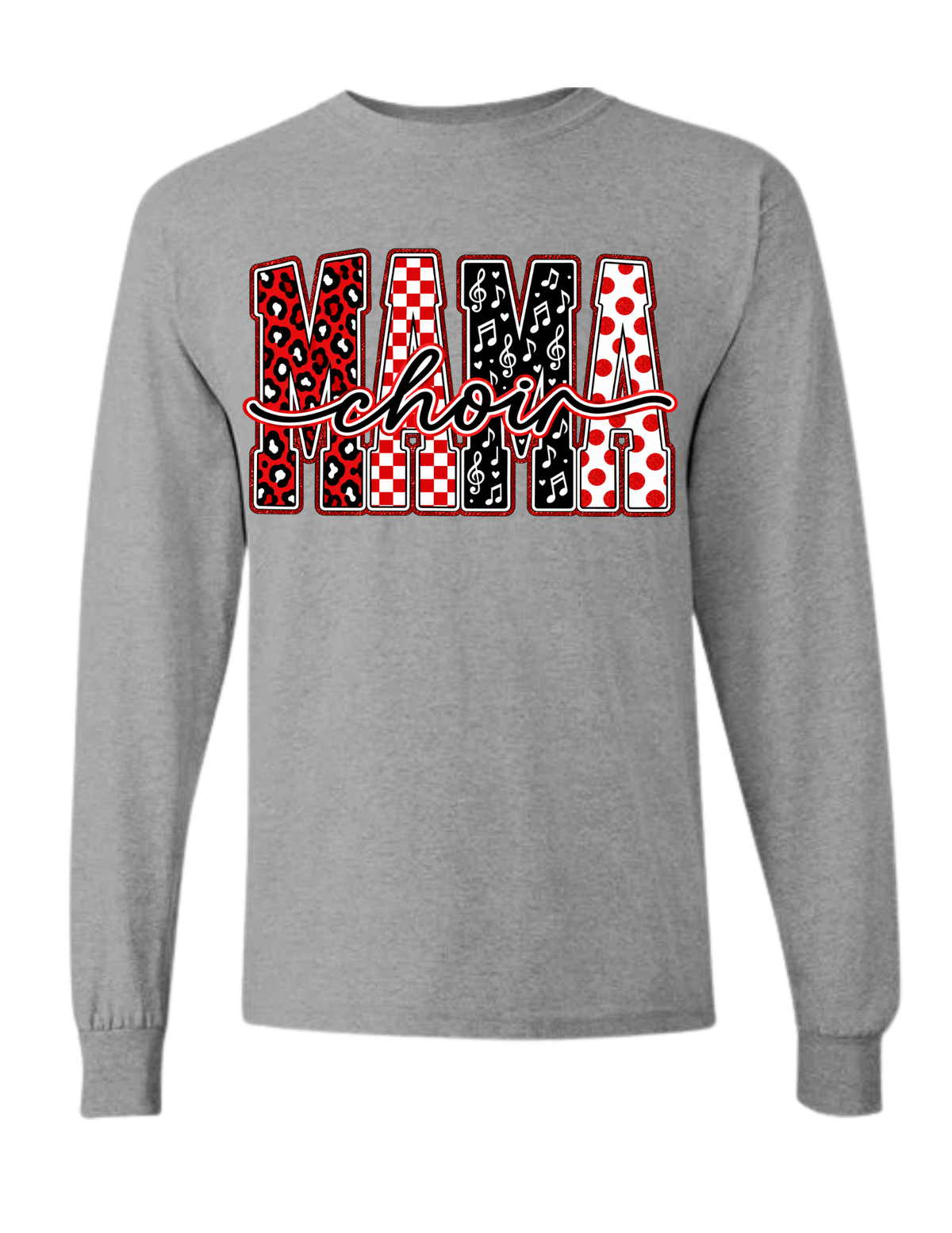 Choir Mama - Red/Black/White