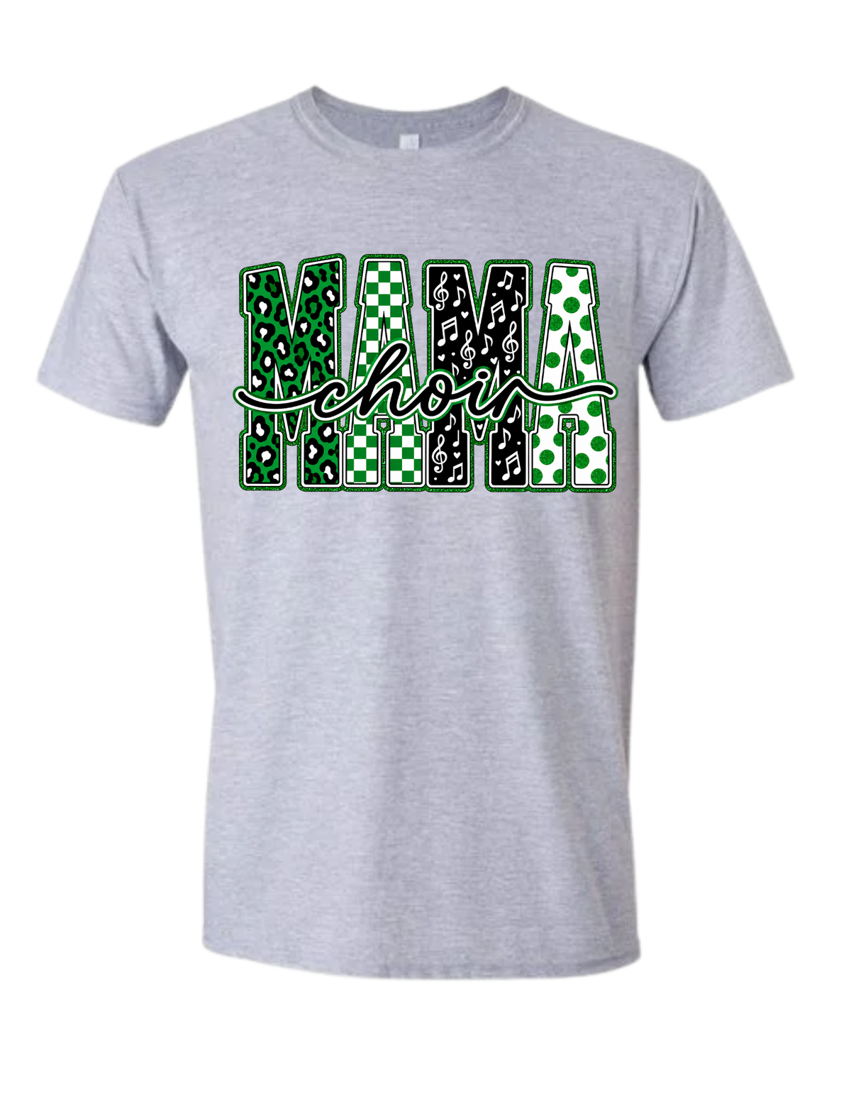 Choir Mama - Green/Black/White