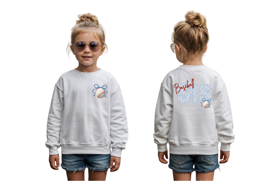 Baseball Sis Pattern Shirt