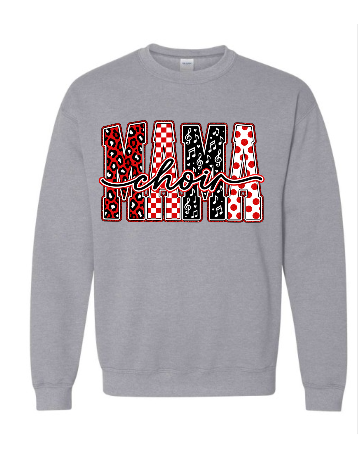 Choir Mama - Red/Black/White