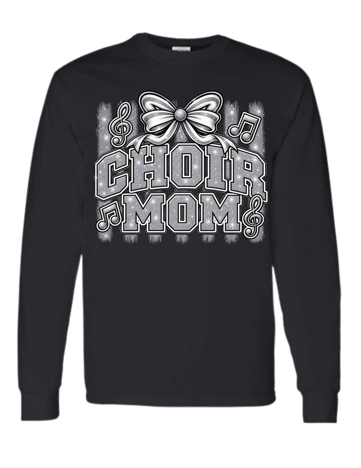 Choir Mom Stripes - Grey