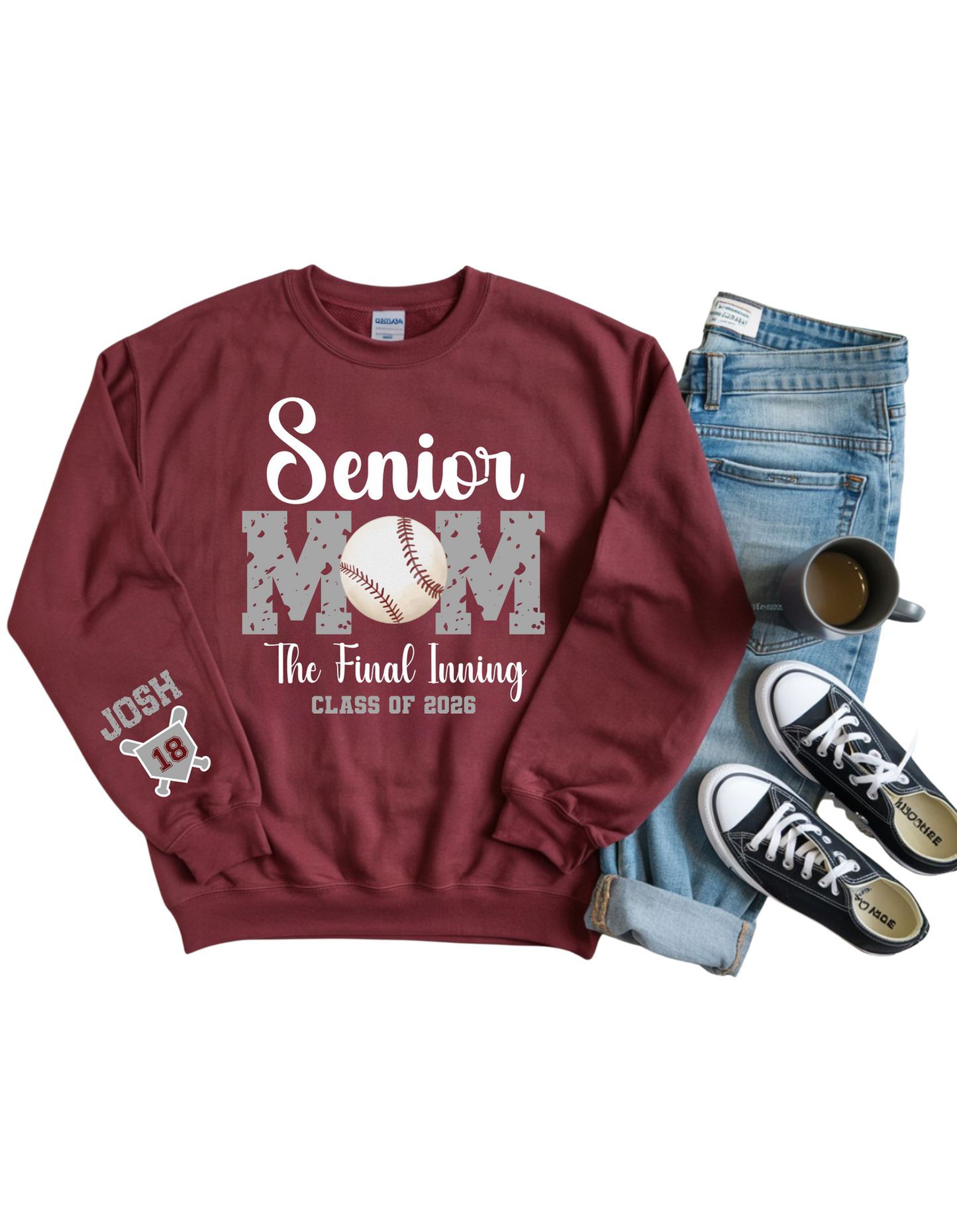 Senior 2026 Baseball Mom Last Inning