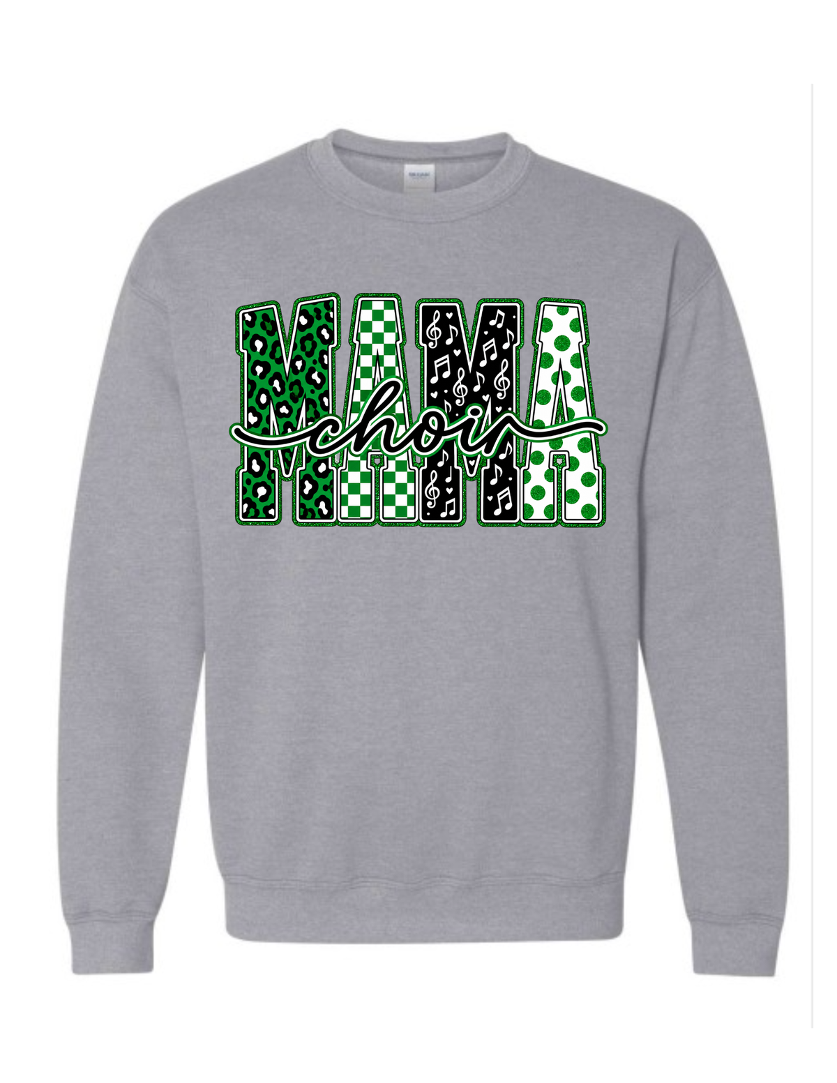 Choir Mama - Green/Black/White