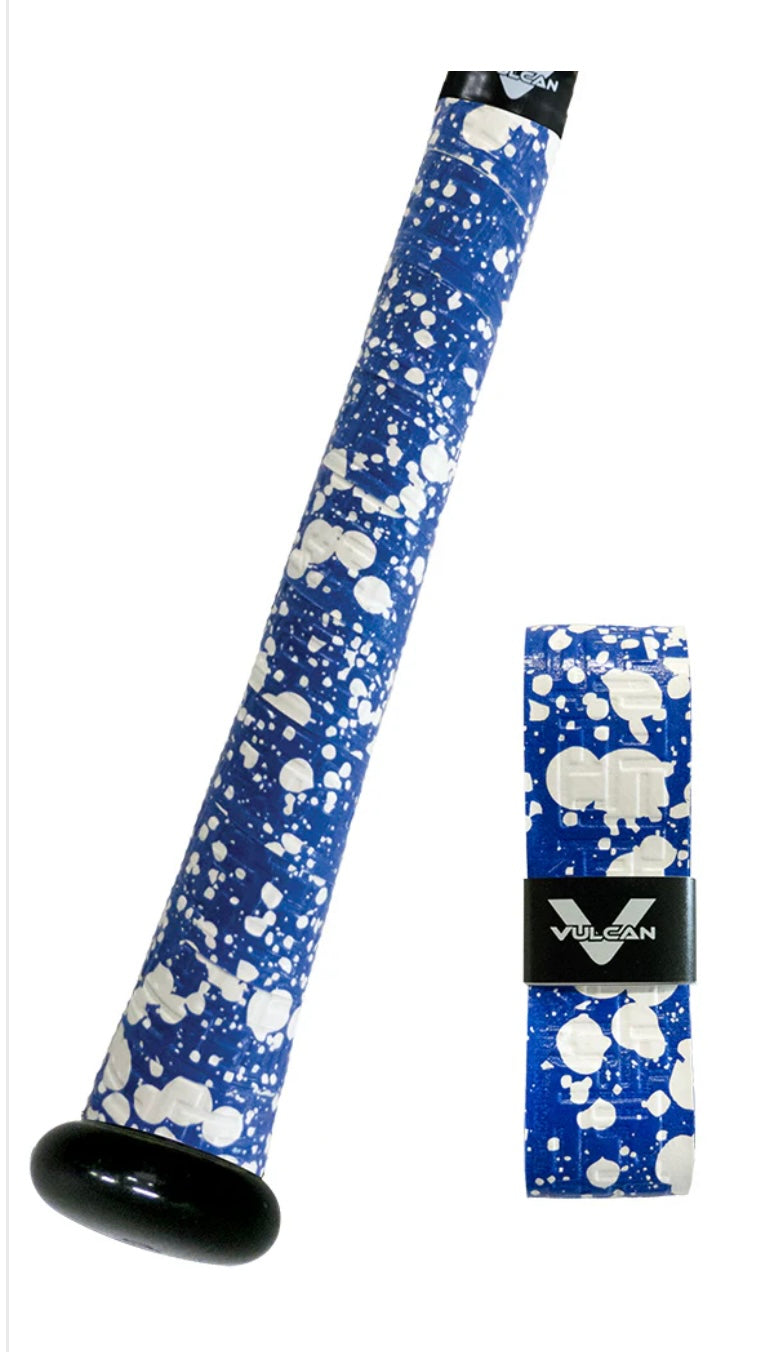 Vulcan Bat Grip: Blue Splatter