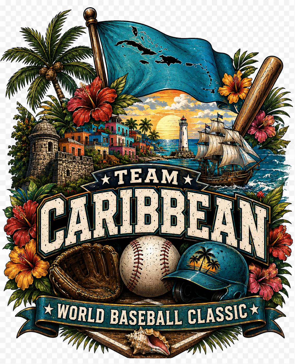 World Baseball Classic: Team Dri-fit Tee