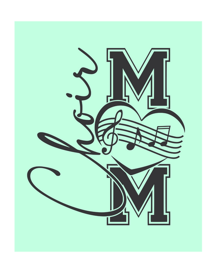 Choir Mom -charcoal
