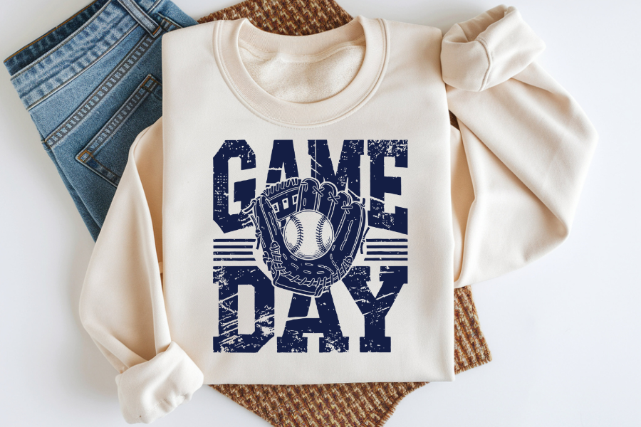 Game Day - Navy Print