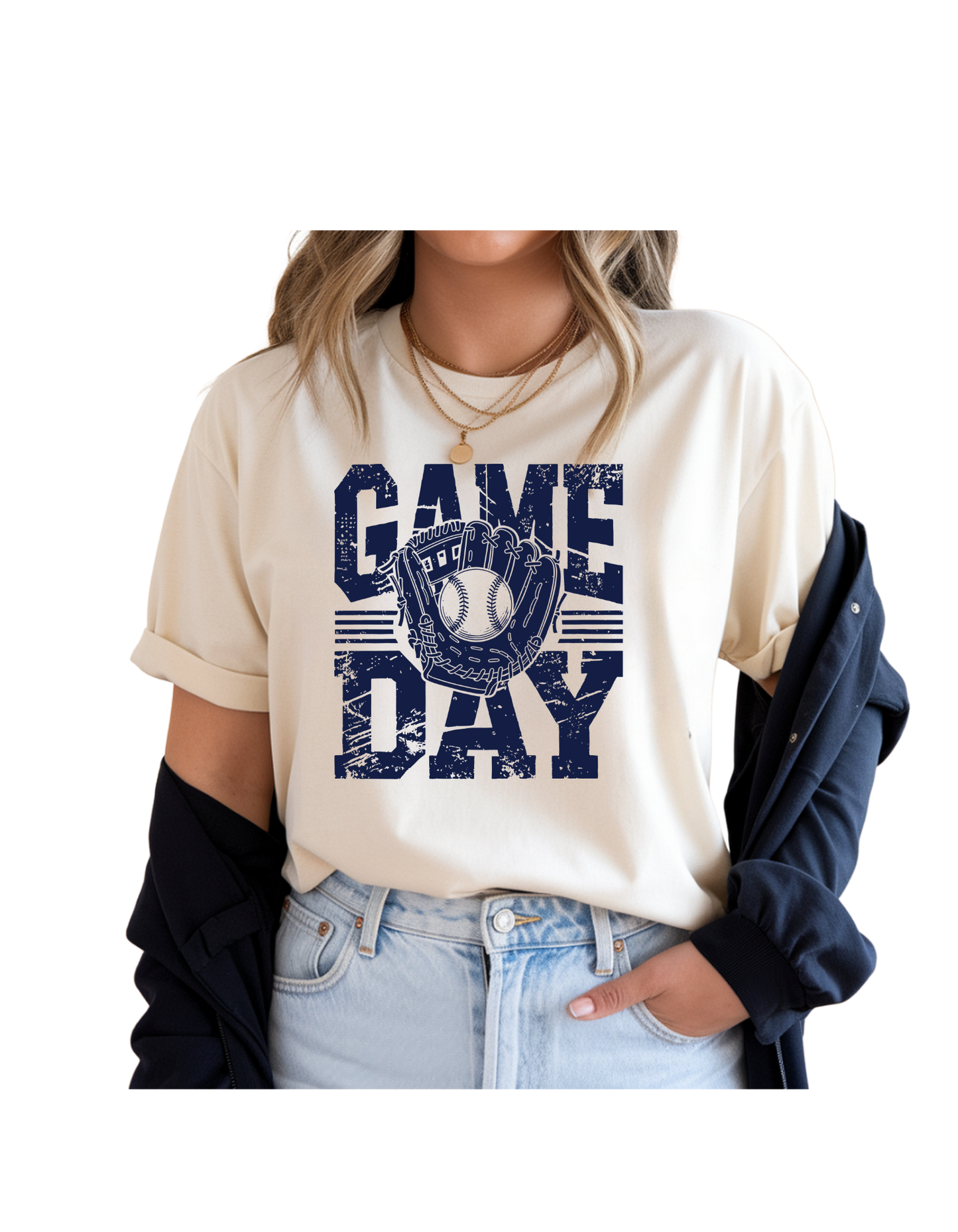 Game Day - Navy Print