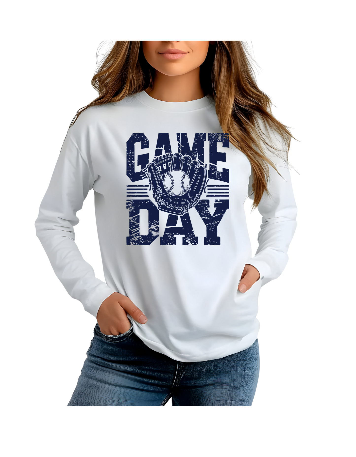 Game Day - Navy Print